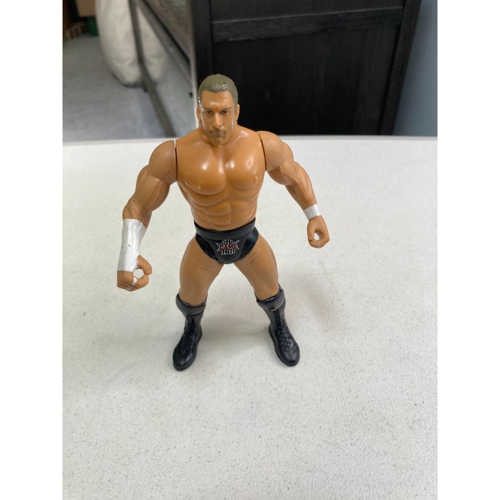 2002 Jakks Pacific WWE Triple H The Game Gear 6.5" Action Figure A Short Hair